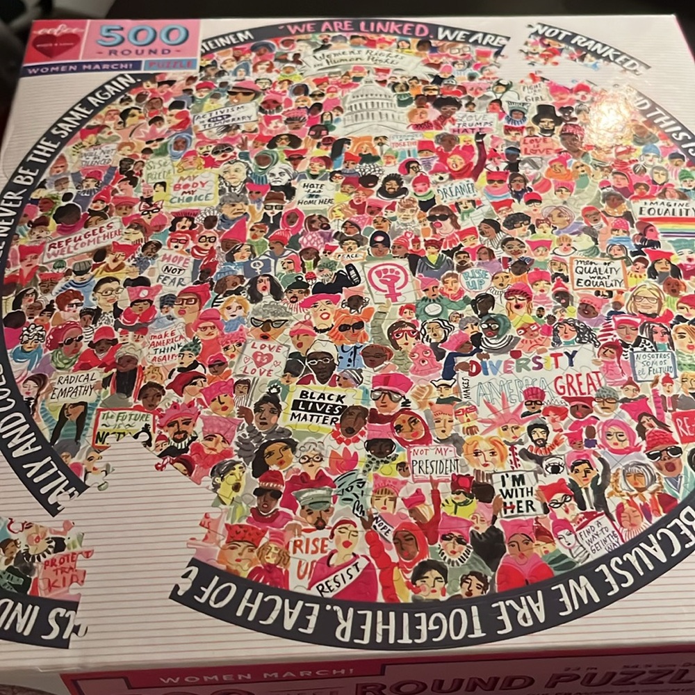 eeBoo Women march puzzle